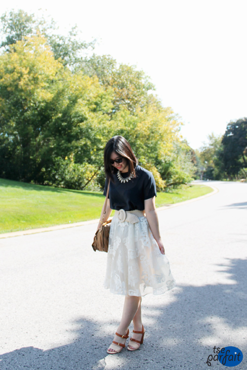 how to wear circle skirt